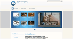 Desktop Screenshot of impliedconsent.org